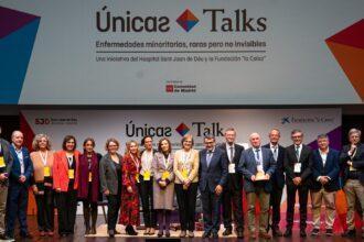 Fotografía de familia de la segunda edición de Únicas Talks en CaixaForum Madrid. © Fundación "la Caixa"