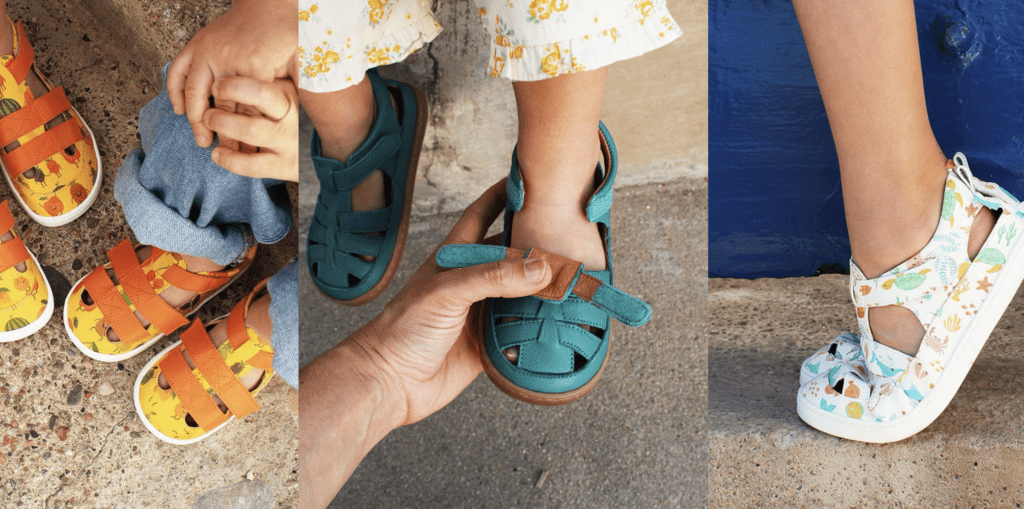Modelos "barefoot" de MINI SHUUU, empresa comprometida con la producción y el consumo responsable