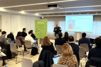 El Dr. Arcadi Navarro, Director de la Fundación Pasquall Maragall, durante el evento de esta mañana