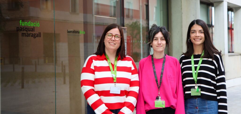 Impulsoras del Estudio sobre desigualdades de género en la participación ensayos: Anna Brugulat, Lidia Canals y Alba Cañas - Fundación Pasquall Maragall