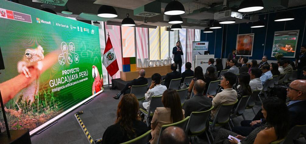Minam y Microsoft lanzan proyecto para monitorear ecosistemas usando inteligencia artificial