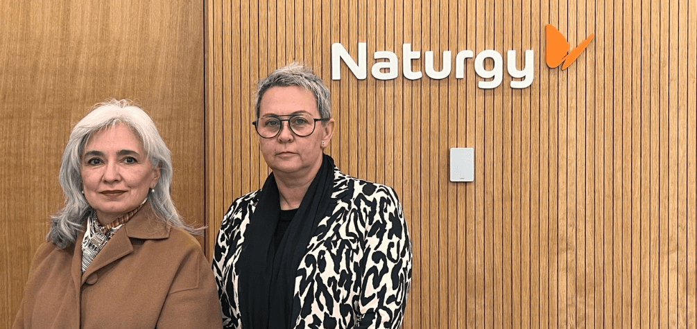María Eugenia Coronado, directora de la Fundación Naturgy y Eva Buch, directora de educación y divulgación de la fundación