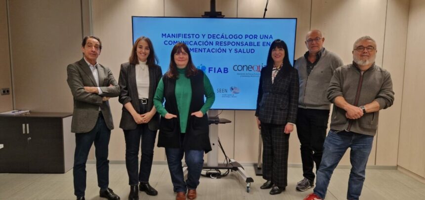 Presentación del Manifiesto y Decálogo por una Comunicación Responsable en Alimentación y Salud, impulsado por la Federación Española de Industrias de Alimentación y Bebidas (FIAB) y la Asociación Nacional de Informadores de Salud (ANIS)