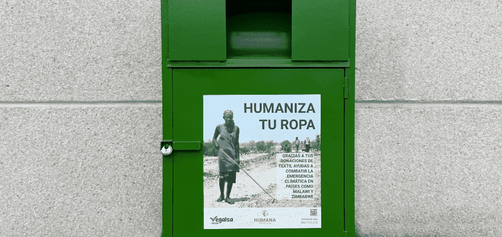 Contenedor de ropa Humana Vegalsa-Eroski