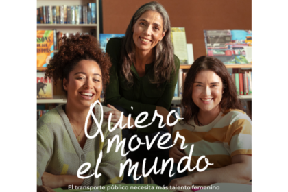 Campaña "Quiero mover el mundo. El transporte público necesita más talento femenino", de Atuc Movilidad Sostenible