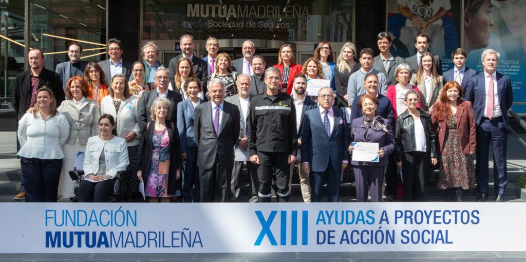 Entrega de las XIII Ayudas en Acción Social de la Fundación Mutua Madrileña hoy en Madrid - Imagen cedida por Grupo Mutua
