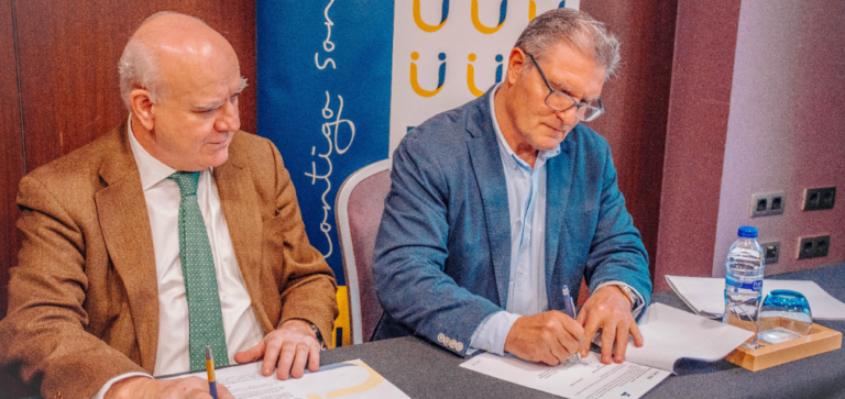 Alfonso Candau, Presidente del Patronato de FUTUDÍS y Jorge Calleja, Presidente del VRAC