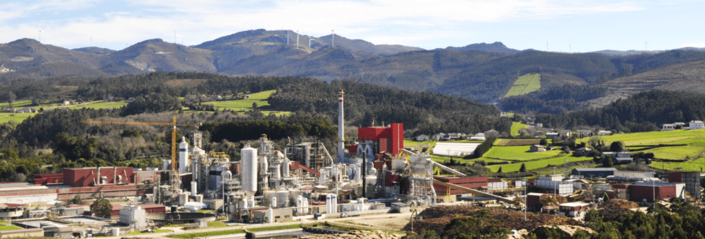 Biofábrica de Ence en Navia
