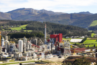 Biofábrica de Ence en Navia