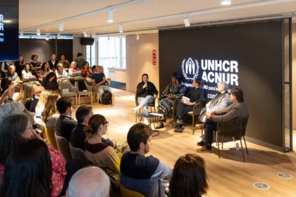 Encuentro solidario de la campaña "Héroes" en Madrid, presentado por Mónica Carrillo - ACNUR