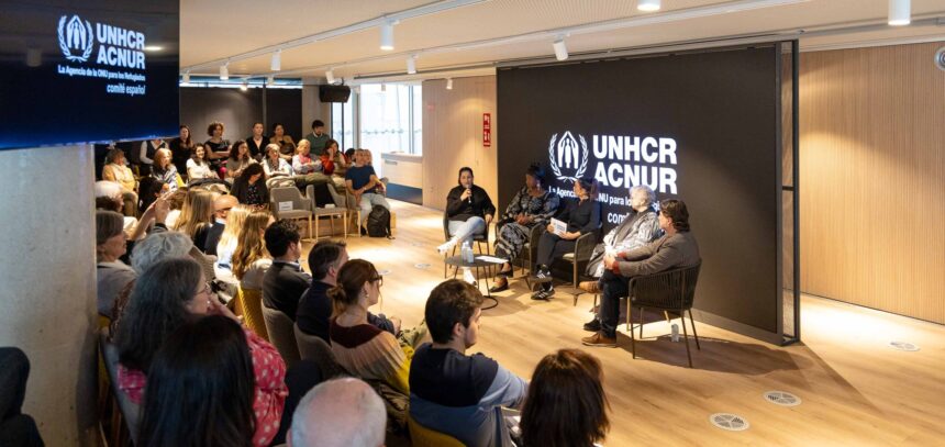 Encuentro solidario de la campaña "Héroes" en Madrid, presentado por Mónica Carrillo - ACNUR