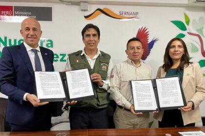Camisea y SERNANP firman convenio para contribuir con la conservación del Manu y de la Reserva Comunal Machiguenga