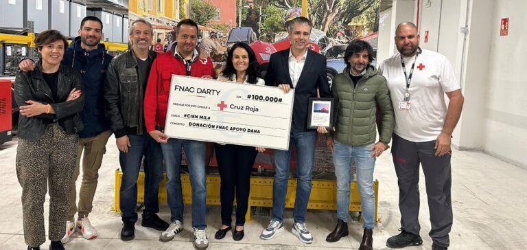 Entrega de la donación de Fnac España a Cruz Roja Española en Madrid