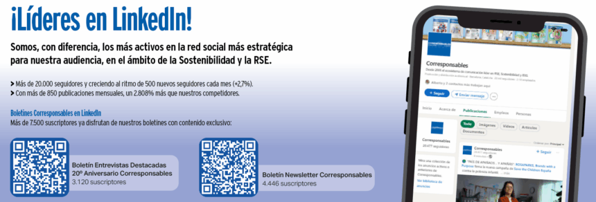 Corresponsables reafirma su liderazgo en LinkedIn