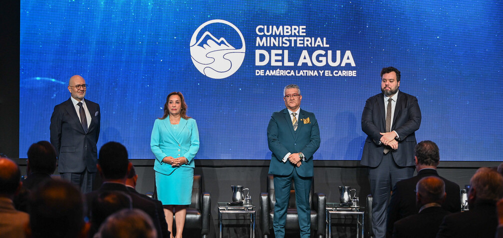 “Los países de América Latina y el Caribe nos unimos hoy para dar una respuesta común frente a los desafíos hídricos”