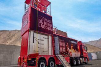 MAPFRE presenta la primera Unidad Móvil de Entrenamiento en Prevención de Riesgos Laborales del sector asegurador peruano