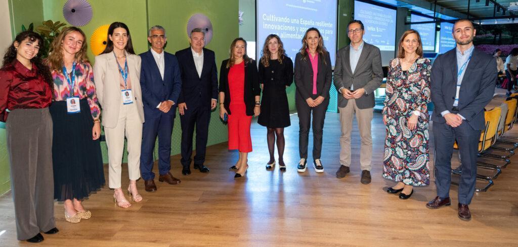 Ponentes en el encuentro ‘Cultivando una España resiliente: innovaciones y aprendizajes para una alimentación sostenible’, organizado en el marco de la iniciativa Sistemas Alimentarios Sostenibles - Forética