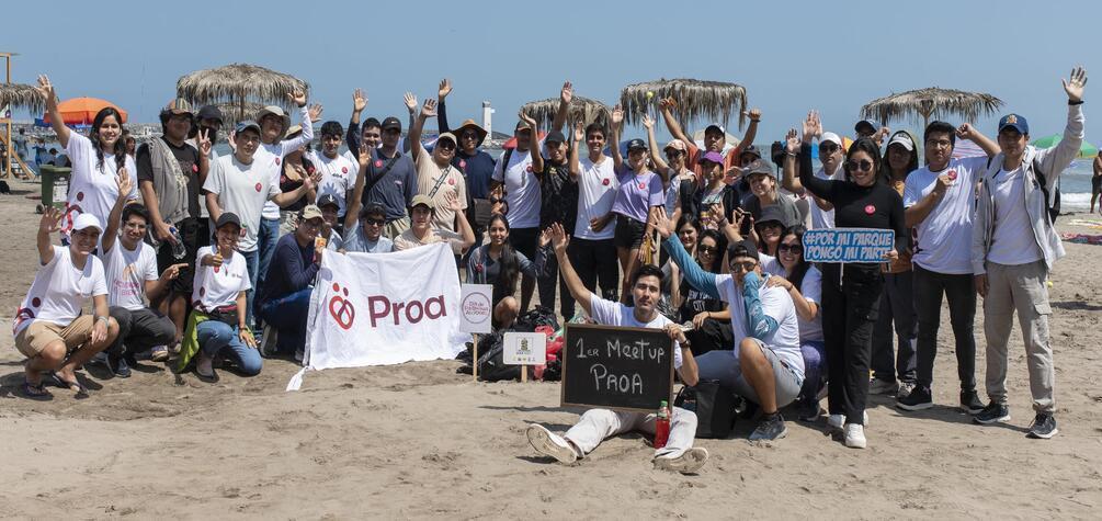 Proa impulsa el voluntariado y lidera acción solidaria en Barranco por su aniversario