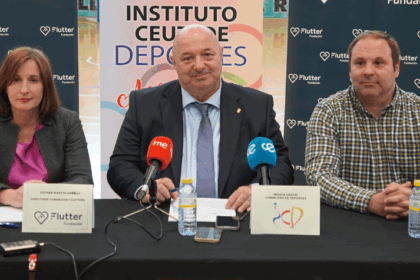 Lanzamiento del programa de ayudas al deporte de Flutterxeldeporte junto con la Consejería de Deportes de Ceuta