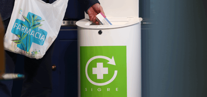 Punto SIGRE en una farmacia