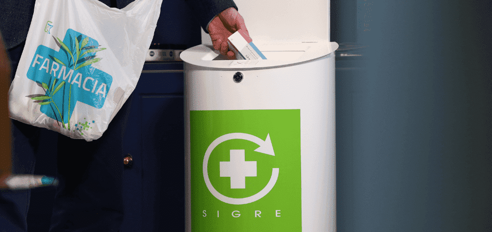 Punto SIGRE en una farmacia