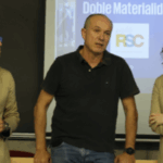 De izquierda a derecha: Francisco José Bastida, Longinos Marín y Noelia Martínez