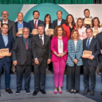 Galardonados durante la gala de entrega de premios de su 5ª edición