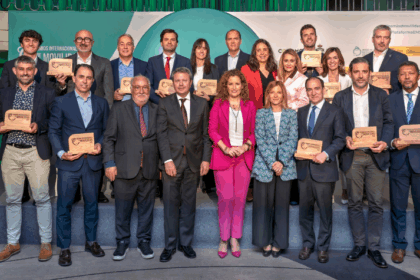Galardonados durante la gala de entrega de premios de su 5ª edición