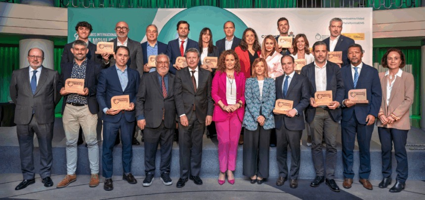 Galardonados durante la gala de entrega de premios de su 5ª edición