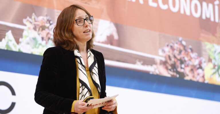 Thaïs Valero, Directora de Soluciones Verdes de Fundación Juan XXIII, participaba en la Jornada Corresponsables 2025 de Madrid