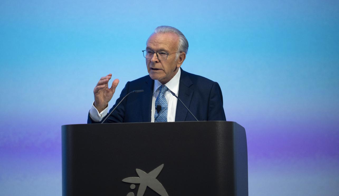 El presidente de la Fundación ”la Caixa”, Isidro Fainé, presentó la semana pasada el Plan Estratégico a los trabajadores.