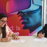 Antonio Peñalver, Director General de Sopra Steria España, y Beatriz Sigüenza, Directora General de Fundación Balia - Imagen cedida por Sopra Steria