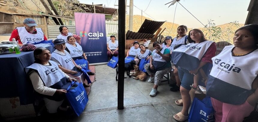 Caja Arequipa fortalece la inclusión financiera de mujeres emprendedoras en ollas comunes de Lima y Arequipa