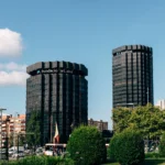 Exterior del Edificio corporativo de CaixaBank en Barcelona - Imagen cedida por CaixaBank