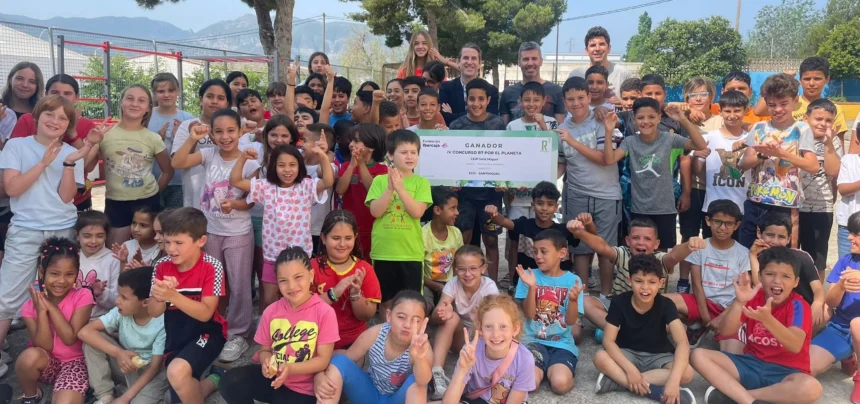 CEIP Sant Miquel, ganador del concurso "R7 por el Planeta" - Imagen cedida por Fundación Ibercaja
