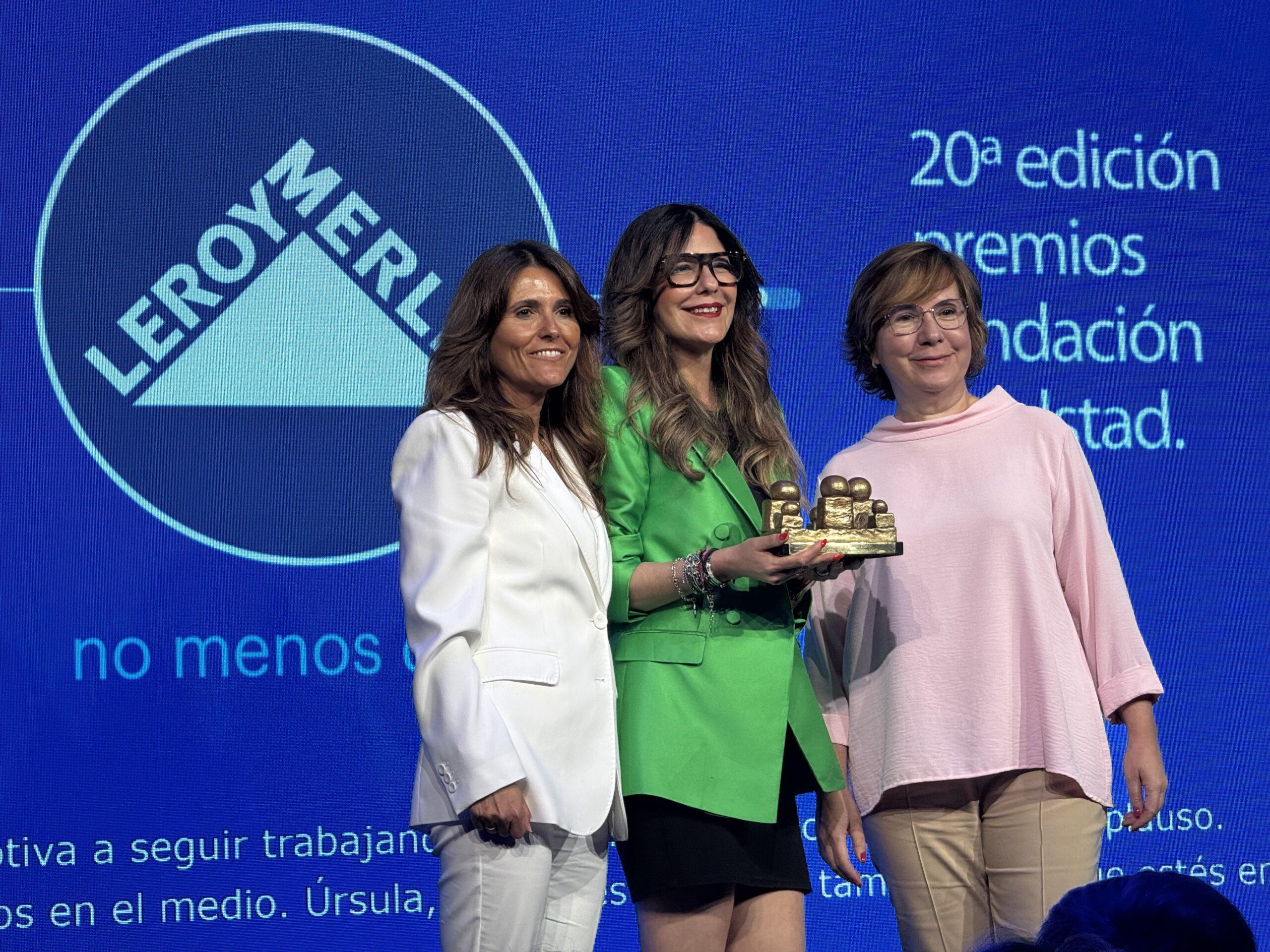 Úrsula Mariategui, Responsable DEI en Leroy Merlin España, recibía el galardón en la categoría "Gran Empresa" - Imagen: Jaime Barrionuevo (Corresponsables)