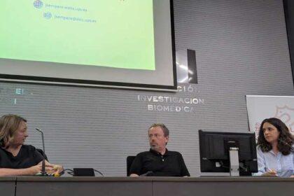 La doctora Camps presenta el proyecto europeo ODELIA en una jornada de Fisiabio sobre IA en Biomedicina