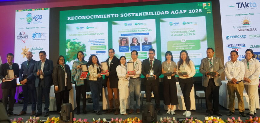 Reconocimiento de Sostenibilidad AGAP 2025 destaca a líderes del agro comprometidos con el futuro del país