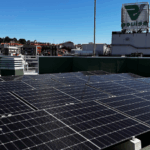 Placas solares ubicadas en el centro Ribera Povisa