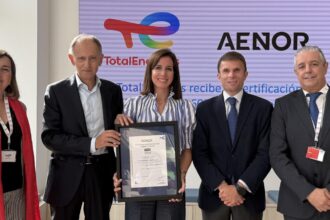 TotalEnergies recibe la certificación AENOR UNE 19602 por su Sistema de Cumplimiento Tributario