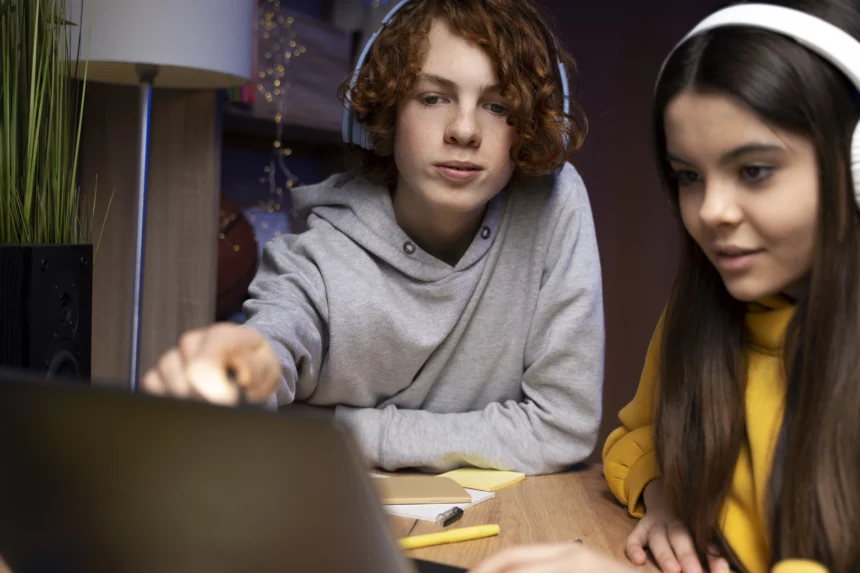Jóvenes adolescentes aprenden educación financiera de forma innovadora y divertida con la iniciativa del INSTITUTO SANTALUCÍA - Imagen de Stock (Freepik.es)