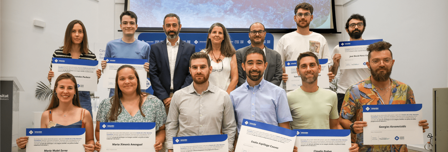 Premiados por la Cátedra del Mar Iberostar