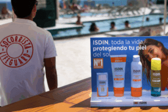 Productos ISDIN incluidos en la colaboración con Iberostar Beachfront Resorts. Créditos Iberostar Beachfront Resorts