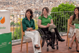Sandra Sánchez, Loida Zabala y Laura Gil