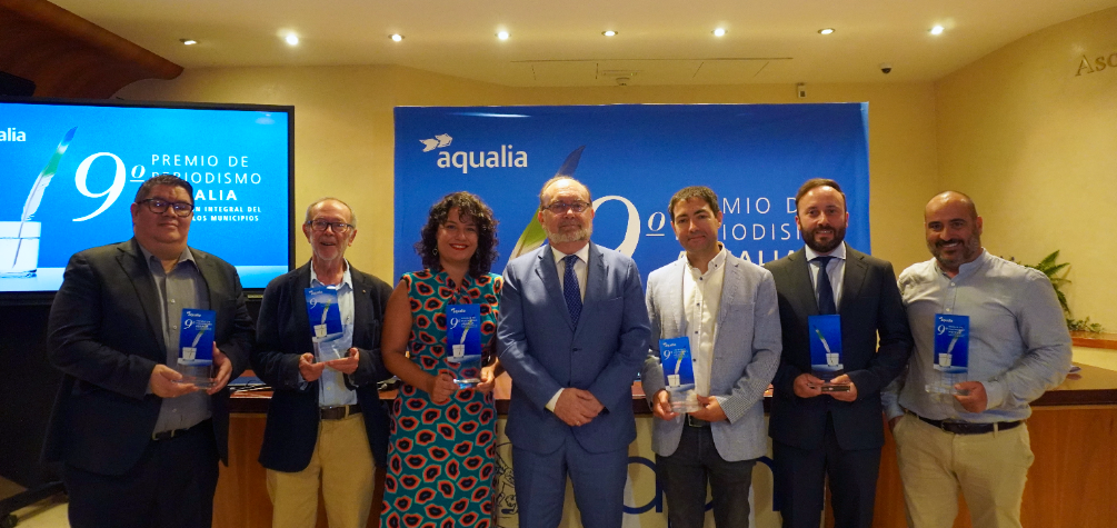 Finalistas del 9º Premio de Periodismo de Aqualia