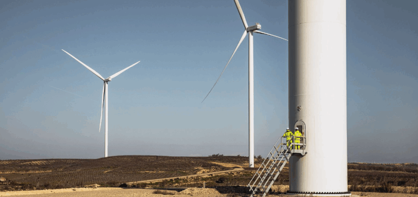 Parque eólico Statkraft en Navarra