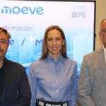 Antonio Luis Acebedo (Fundae), Bettina Karsch (Moeve) y Gerardo Gutiérrez (SEPE), de izquierda a derecha - Imagen cedida por Moeve