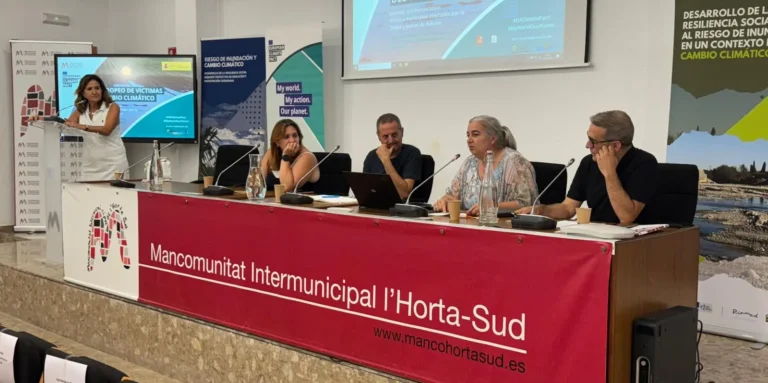Acto de homenaje a las víctimas de la DANA de Valencia el pasado 15 de julio, coincidiendo con el Día Europeo por las víctimas del cambio climático - Imagen cedida por el Pacto Climático Europeo