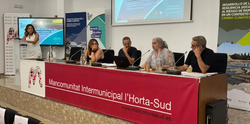 Acto de homenaje a las víctimas de la DANA de Valencia el pasado 15 de julio, coincidiendo con el Día Europeo por las víctimas del cambio climático - Imagen cedida por el Pacto Climático Europeo