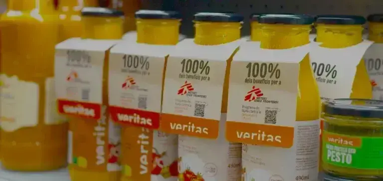 El 100% de los beneficios del salmorejo de Veritas se destinan a los programas de desnutrición de MSF